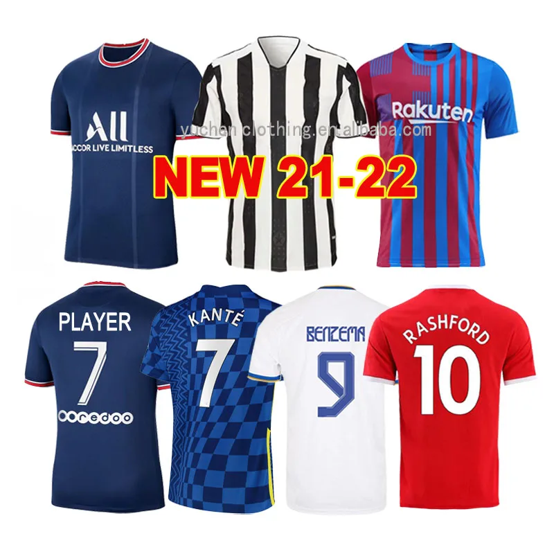 2021/22 New Euro Football Shirt camiseta Soccer Jersey Thailand Quality