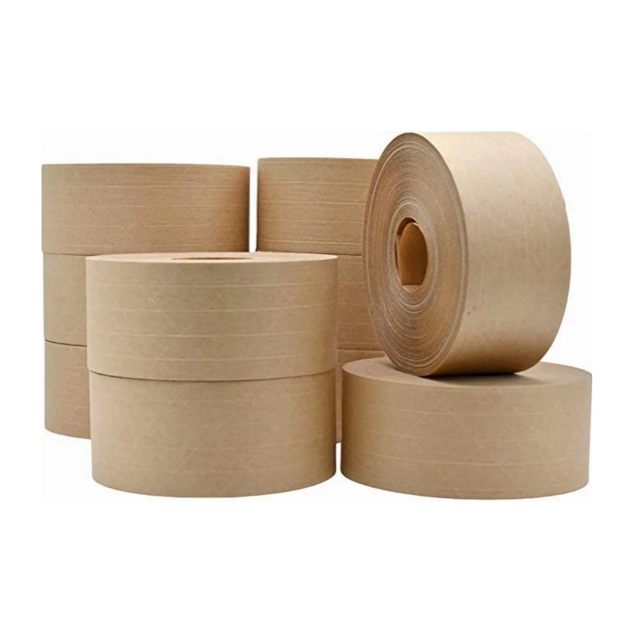 Fiberglass Reinforced Gummed Kraft Fiber Packing Printed Packaging Colour Printing Paper Tape