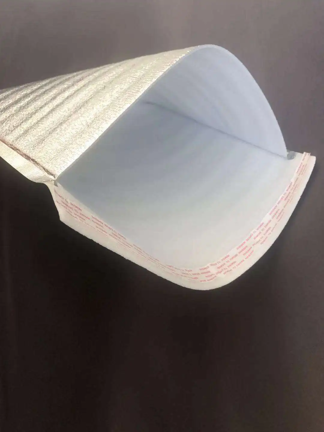 Wholesale aluminum foil insulation bag thickened disposable food preservation bag takeaway insulation bag for BBQ & Pizza