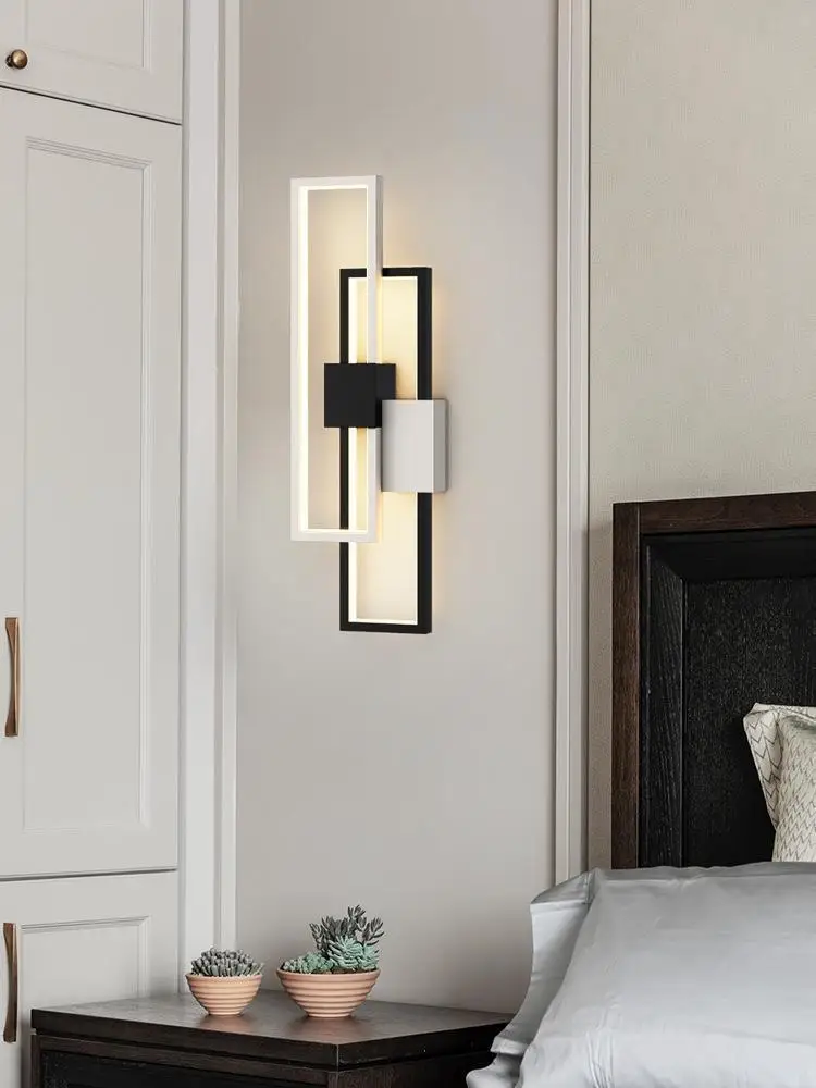 Wall light Master bedroom bedside light simple modern design living room TV background wall light Interior wall lantern