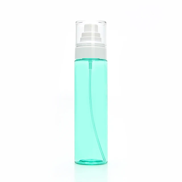 Wholesale white green transparent plastic spray bottle for cosmetic packaging 200ml