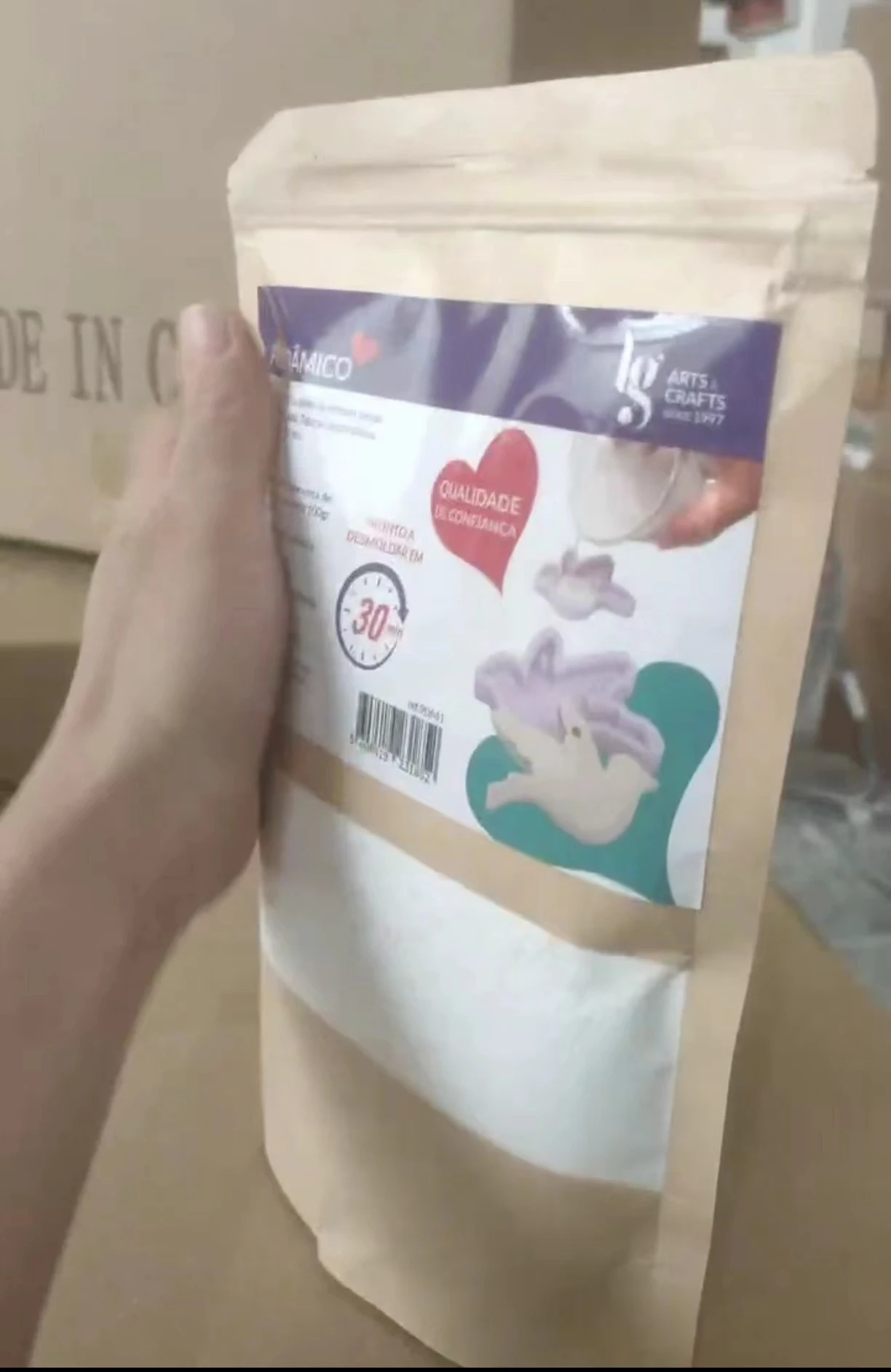 Small package Model Powder White Gypsum Art Eco Gypsum Expanding Stone Handmade DIY Gypsum Powder Wholesale