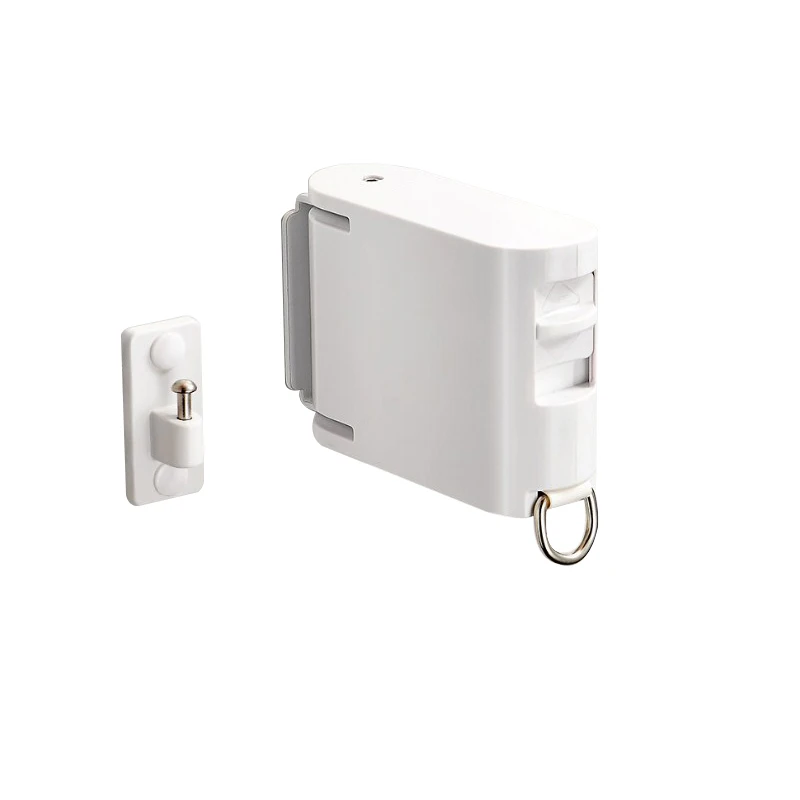 Indoor Retractable Wall Mounted Washing Line Clothesline 2m Retractable Clothesline Space Saving Wall Mounted folding