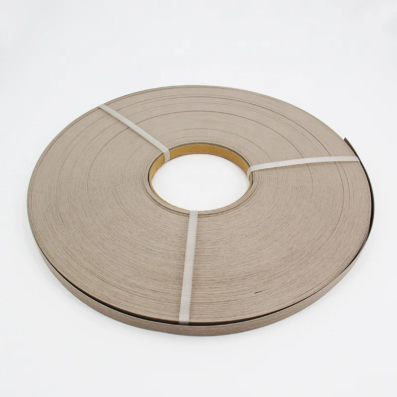 High Quality 2*22mm Wood Grain Matt Finish PVC Edge Strip from Professional Trustworthy Factory