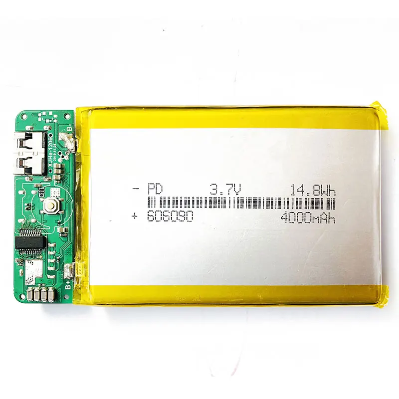 Быстрое Беспроводное зарядное устройство Qi мощностью 15 Вт 4000 мАч батарея большой емкости 1 Катушка Мобильная мощность CE FCC ROHS сертифицированная США розетка для