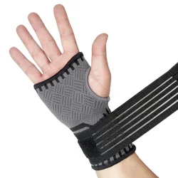 2021 New Spandex Fabric Adjustable Compression Strap Wrist Support Brace for Arthritis Pain Workout