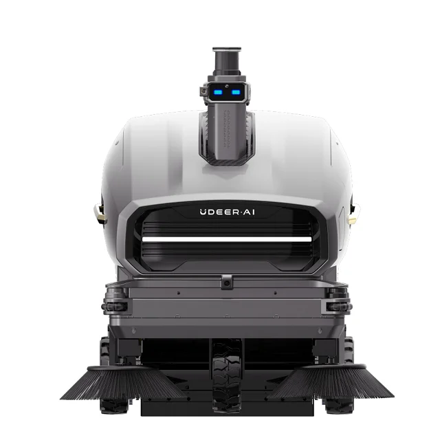 Artificial Intelligence Driverless Road Sweeper Robot