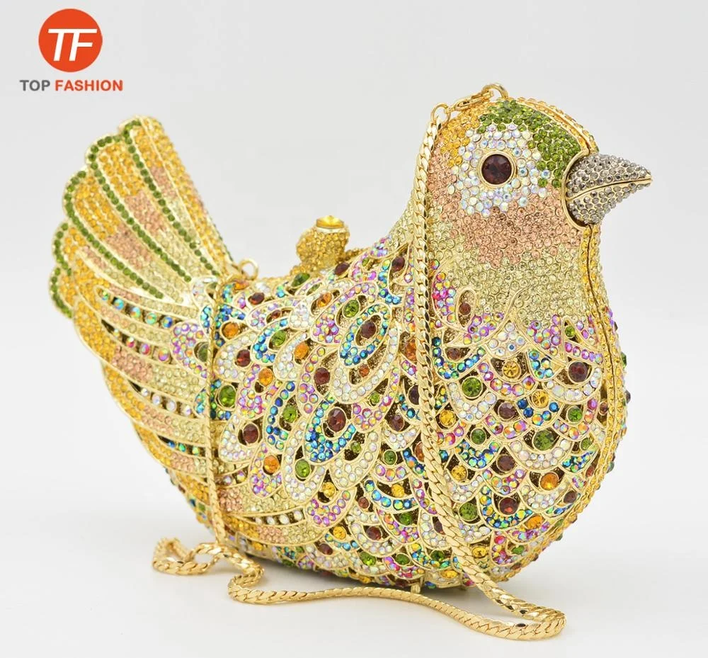 Роскошная вечерняя сумка-клатч с кристаллами и стразами от производителя