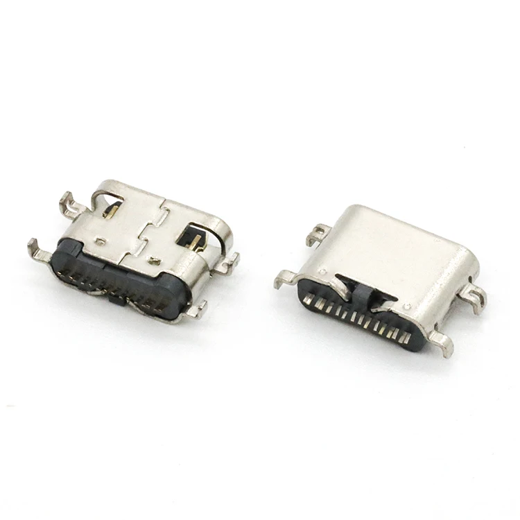 100% High quality USB 3.1 type c 16pin female connector USB  charging pin for PCB