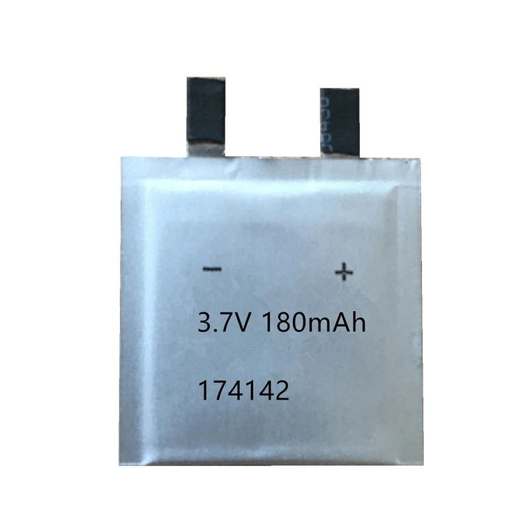 Тонкая аккумуляторная батарея 3,7, тонкая аккумуляторная батарея 174142 мАч, толщина 180 мм, 1,75 в