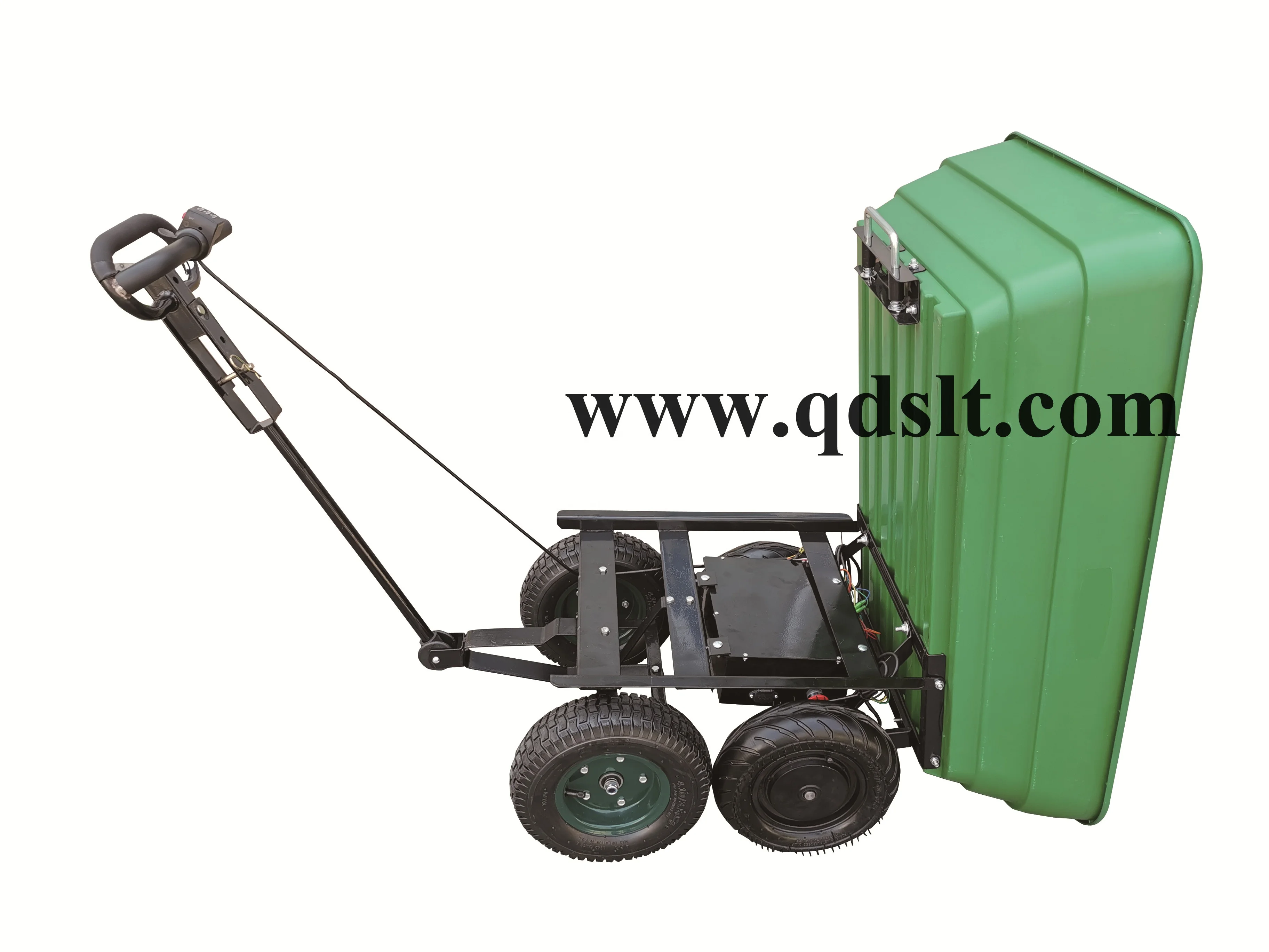 Electric trailer multi-function folding trailer construction tool handling