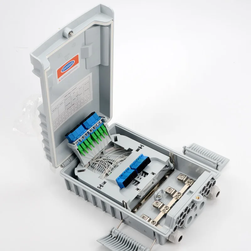 Открытый 16 ядер волоконно-оптическая распределительная коробка, дизайн midspan порт sc/apc 1:16 разветвитель, Кахас ворсом de distribucion оптоволокно