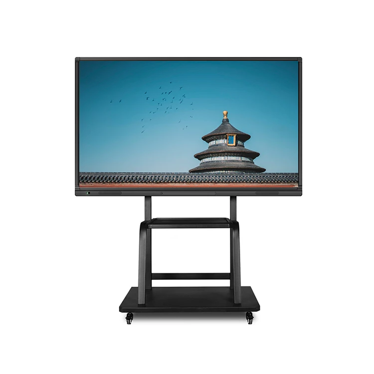 
School smart whiteboard meeting kiosk with pencil 