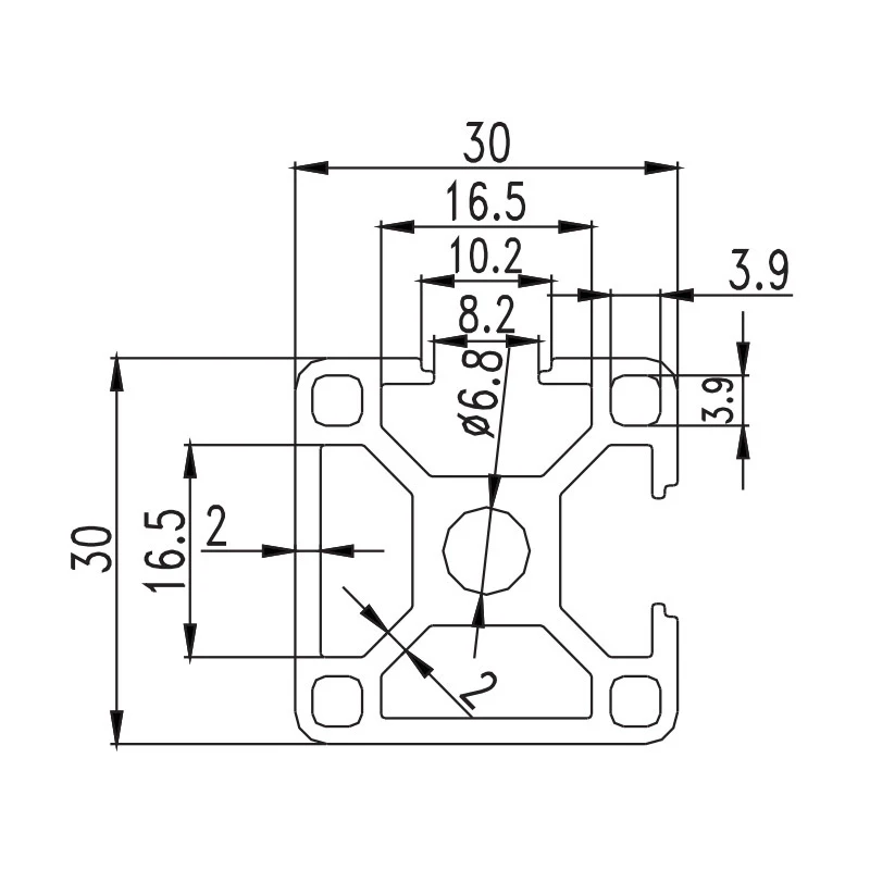 Corner connector for aluminium led profile MV-8-3030F low profile board to board connector