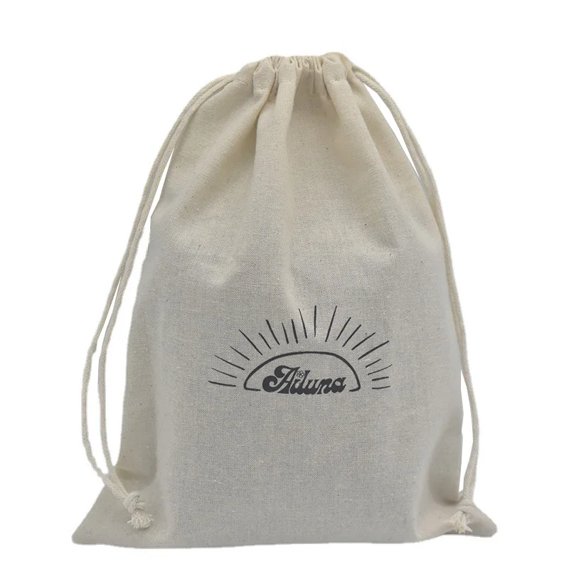 Экологически чистая хлопковая муслиновая Сумка-тоут с индивидуальным логотипом, сумка из натурального муслина и хлопка на шнурке