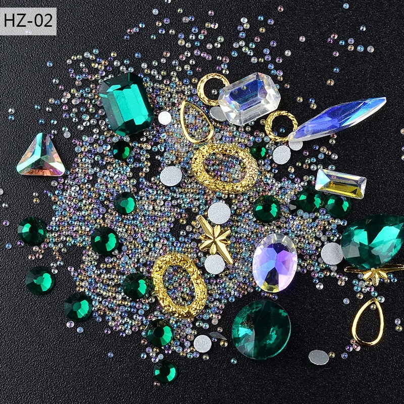 
MIYOCA Nail Accessory Crystals Nail Accessories Wholesale Rhinestones Acrilico Disenos 3D Art Nails Jewelry Kuku 