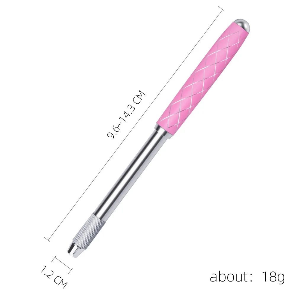 Cross Mouth Retractable Tattoo Pen Own Brand Eyebrow Pencil Metal Tattoo Manual Pen