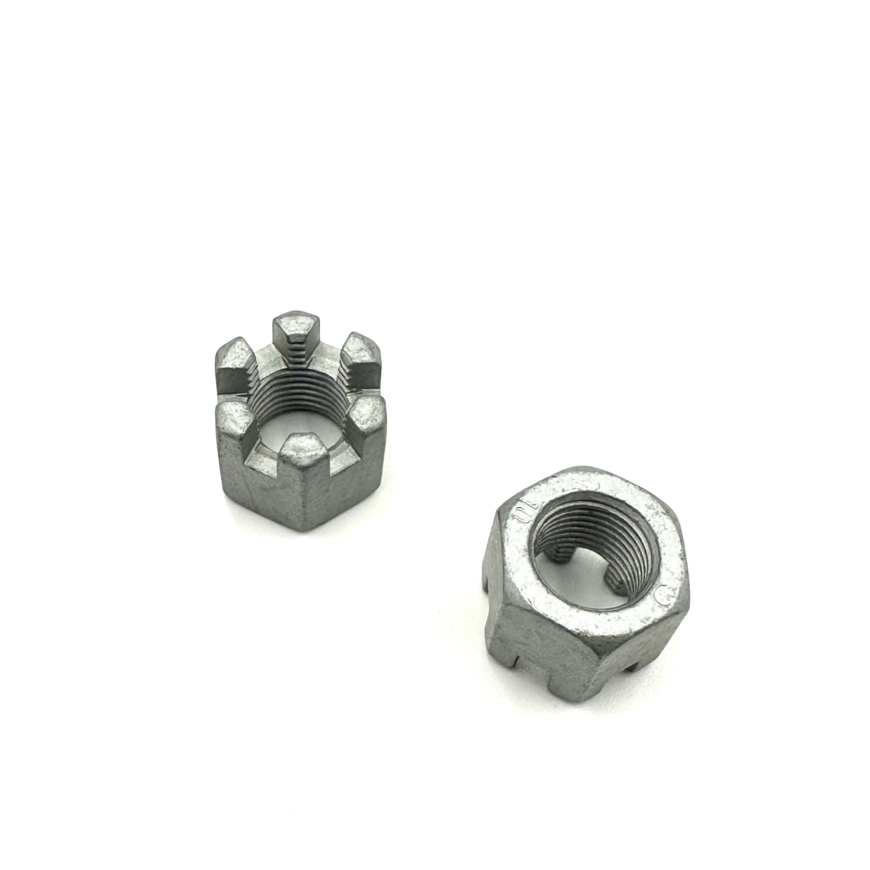 Complete variety multiple specificationshexagon moto car connecting rod wheel slotted castle nuts