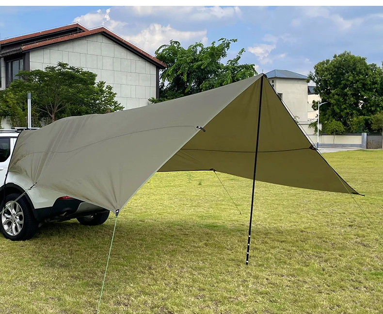 Outdoor Camping SUV Car Awning Tailgate Canopy Car Rear Tent For Sun Shelter