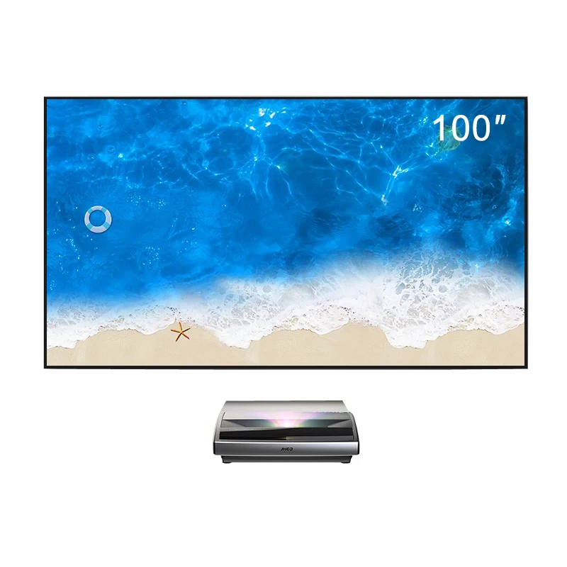 
Free shipping 100 inch ALR UST projection Screen 16:9 High Gain 0.85 T Prism screen for WEMAX Ultra short throw Projector 