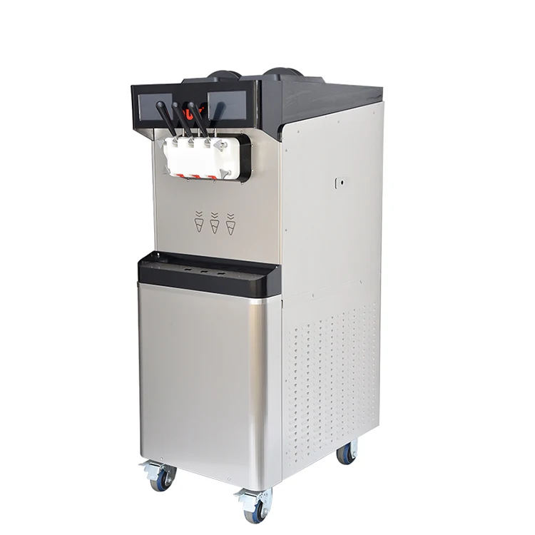Steel Stainless Soft Ice Cream Machine High Capacity Commercial Food Making Machines Ice Cream