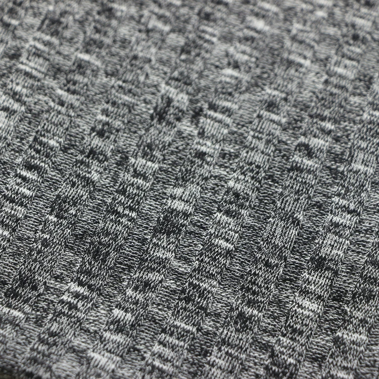 TR Spandex Twisting Yarn Coarse Needle Jacquard Single Jersey Knit Weft Fabric Coarse Jacquard Single Jersey Knit Weft Fabric