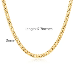 Trendy 18K gold neckla Cuban herringbone Chain Chunky stainless steel Necklace Double-layer snake chain Choker necklaces