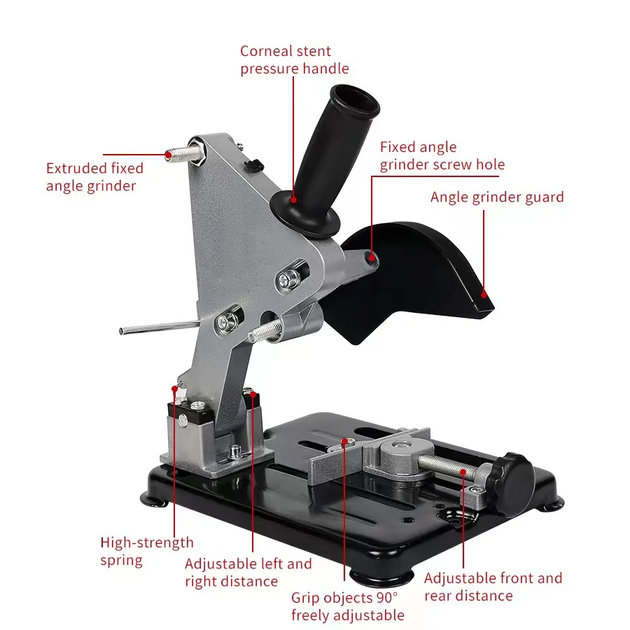 Fixed Table Angle Grinder Modified Cutting Machine Manufacturer Hand Drill Bracket Angle Grinder Stand Holder
