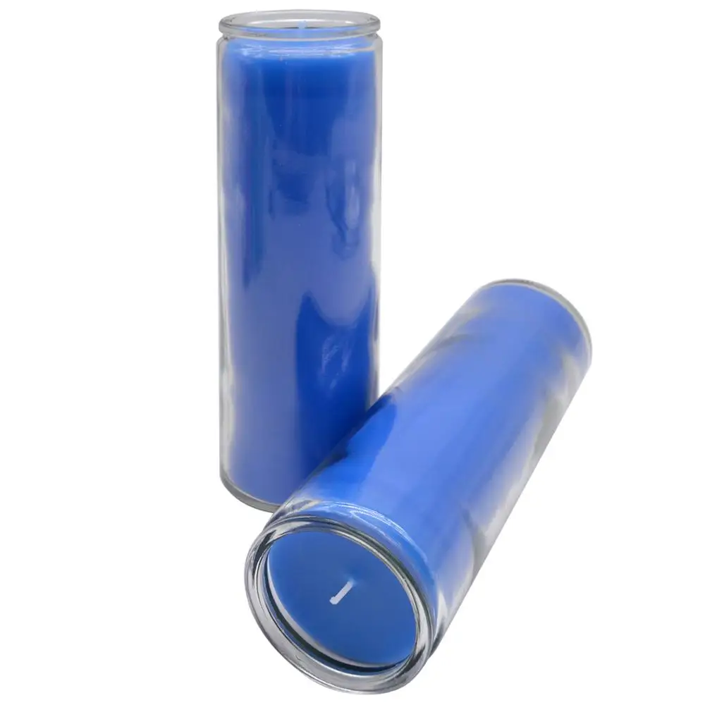 Wholesale Cheap Price 7 Days Votive Candles Spiritual Candles Church Prayer Religious Glass Jar Candles