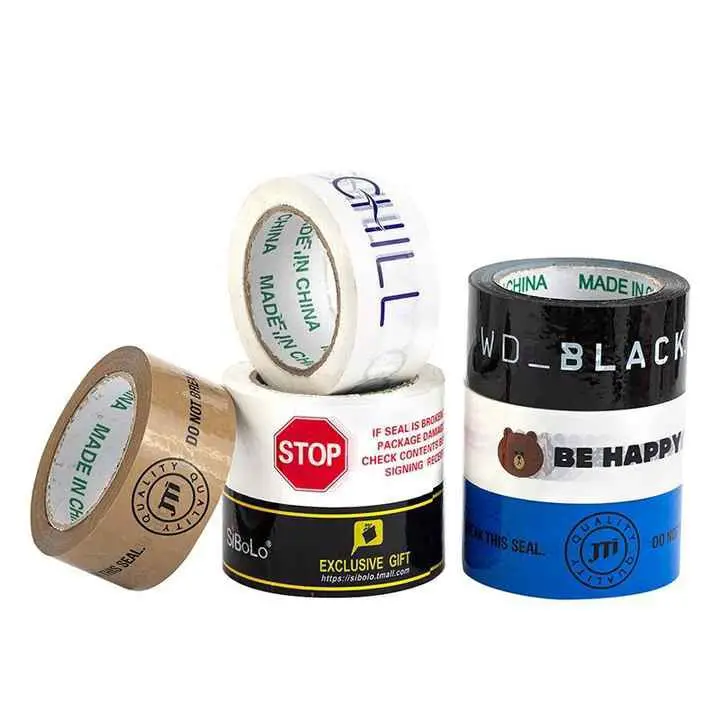 Custom Logo Printed Tape Scotched Tape Bopp Box Packaging Tape By Suppliers