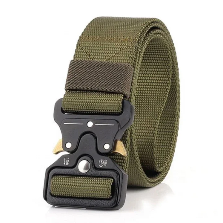 Custom heavy duty durable nylon adjustable tactical belt