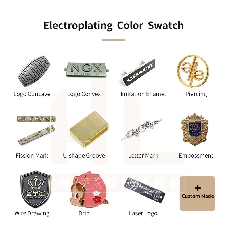 Metal plated And Polished Zipper Pull Custom nylon zipper puller High quality zinc alloy slider luggage jeans metal zip pull