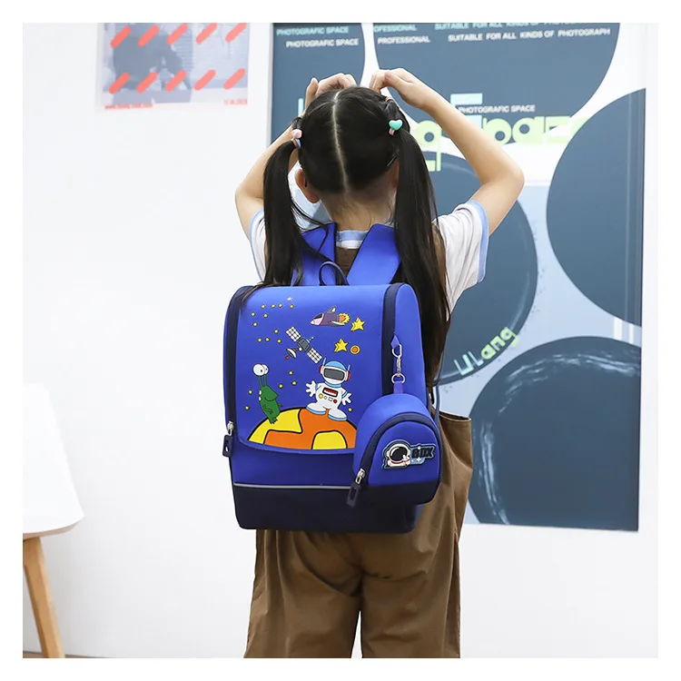 2023 low moq back to school children book bag students schoolbag boys and girls cartoon backpack school bags for kids