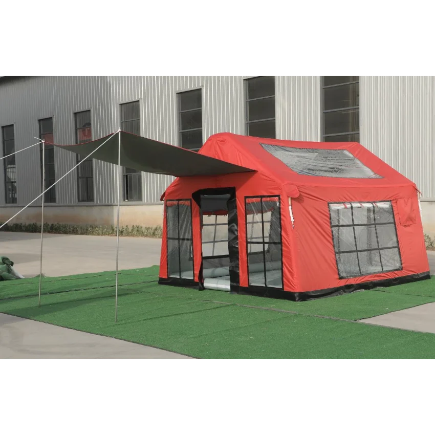 Factory Custom Multi Persons Large Inflatable Camping Tent Air Family Outdoor Inflatable House Tent Inflatable Tent Camping