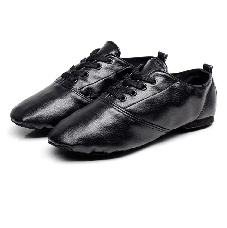 Мужские Танцевальные Туфли из ПУ кожи на низком каблуке, женская обувь для взрослых, тренировочная обувь с мягкой подошвой, обувь для йоги, балета, детские танцевальные туфли, оптовая продажа