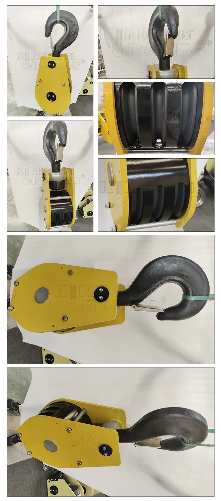 50 ton Customized Crane Hook Group Forged Crane Lifting Single Hook