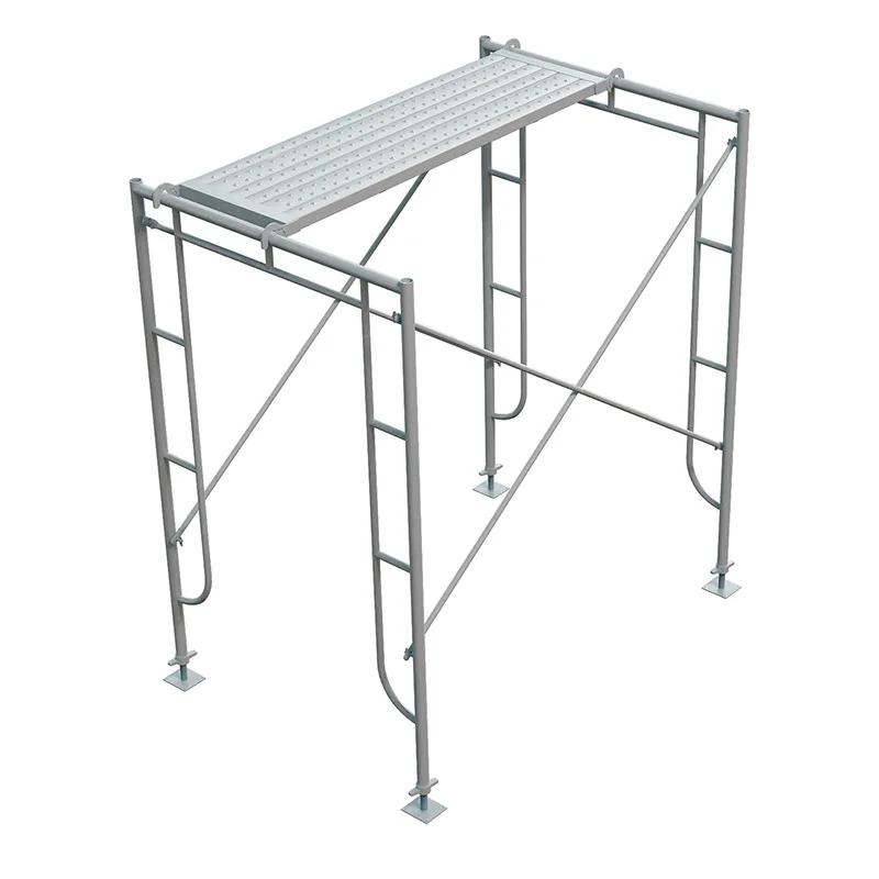 New Arrival Industrial Design Style Ladder Factory Built Steel Pipe Galvan Metal Scaffoldings for Construction Usage