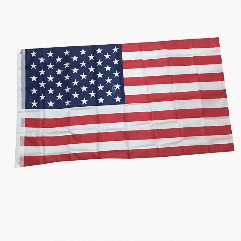 
Custom-made flags 90*150cm factory direct flag polyester fabric screen printing American flag BG1171 
