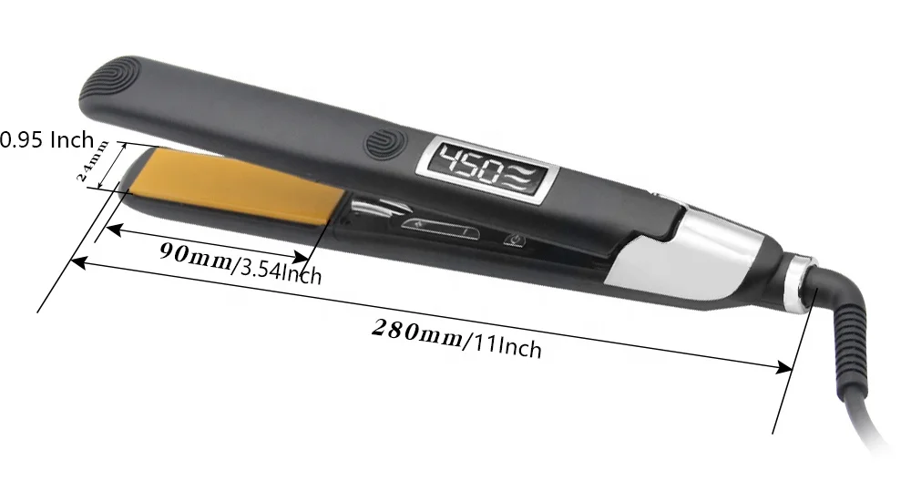 2 In 1 Curling Salon Straightener And Curler Ironing Professional 2 In 1 Hair Straightener Ceramic Coating Flat Iron