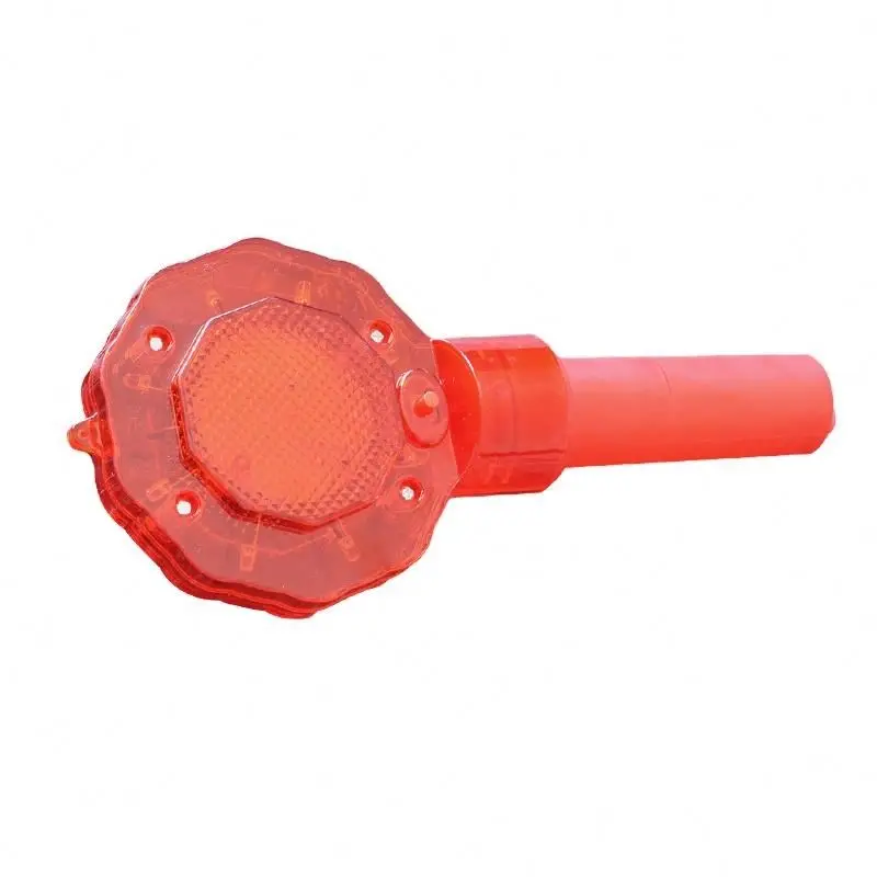 Hand-held plum blossom warning light Traffic road warning LED lamp bead warning light Stop sign traffic indicator