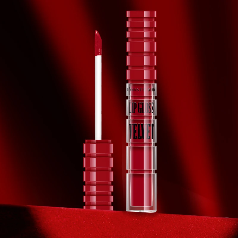 Romantic Bird High Pigment Red Color Unique Container Matte Long Lasting Liquid Lipstick 24 Hours Lip Glaze Professional Makeup