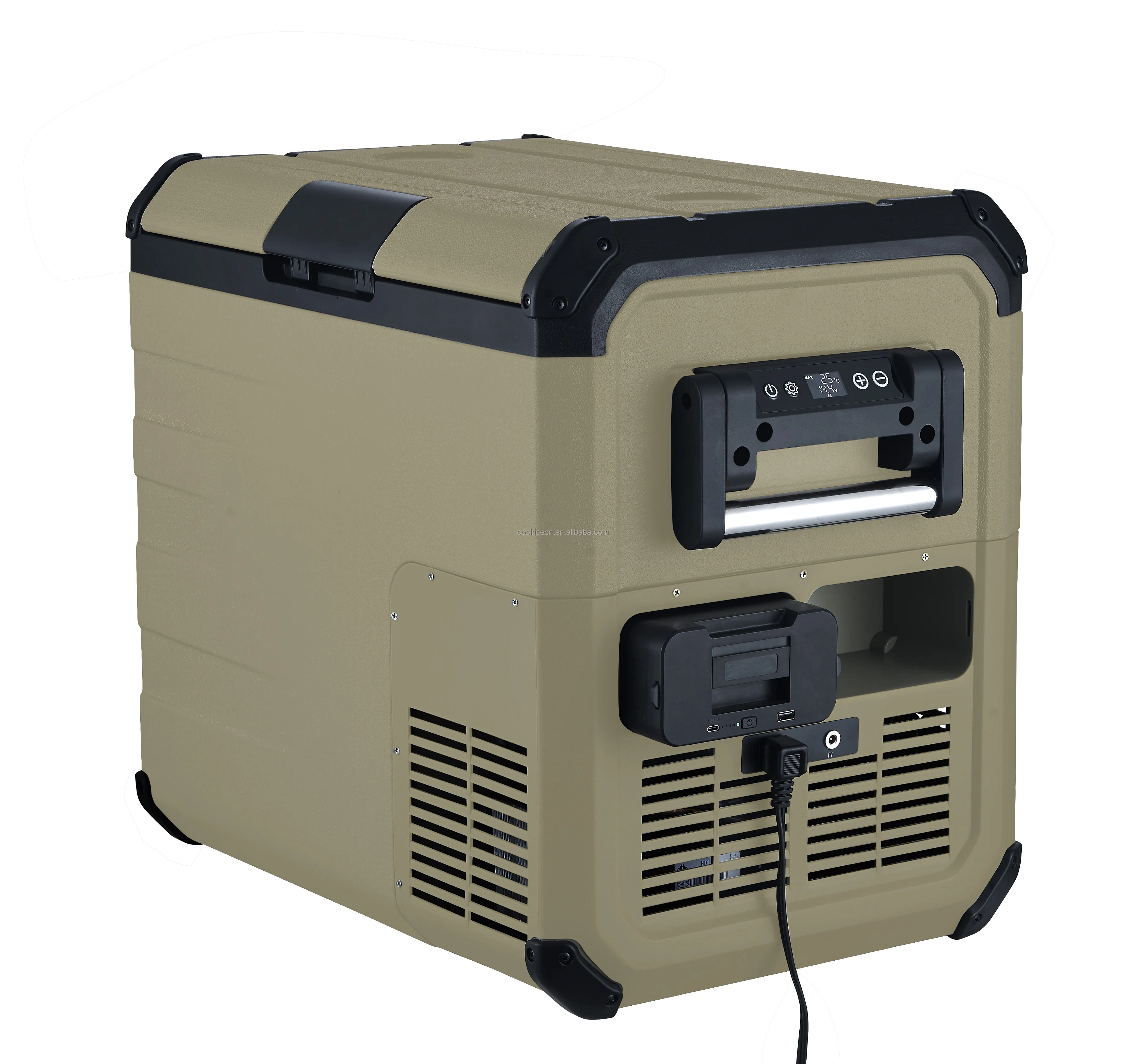 Factory Sales 45L Portable Fridge Eurotech Compressor Refrigeration 12V/24V Low Power Consumption