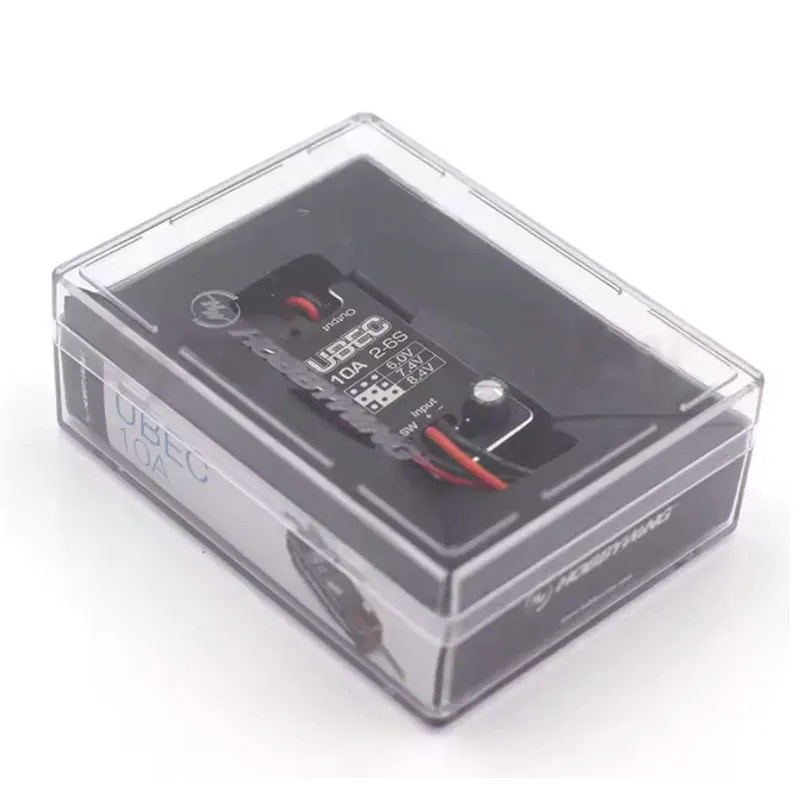 New Waterproof UBEC 10A Voltage Regulator Module 2-6S 6 / 7.4 / 8.4V 10A Adjustable Metal Shell BEC For RC Car Parts
