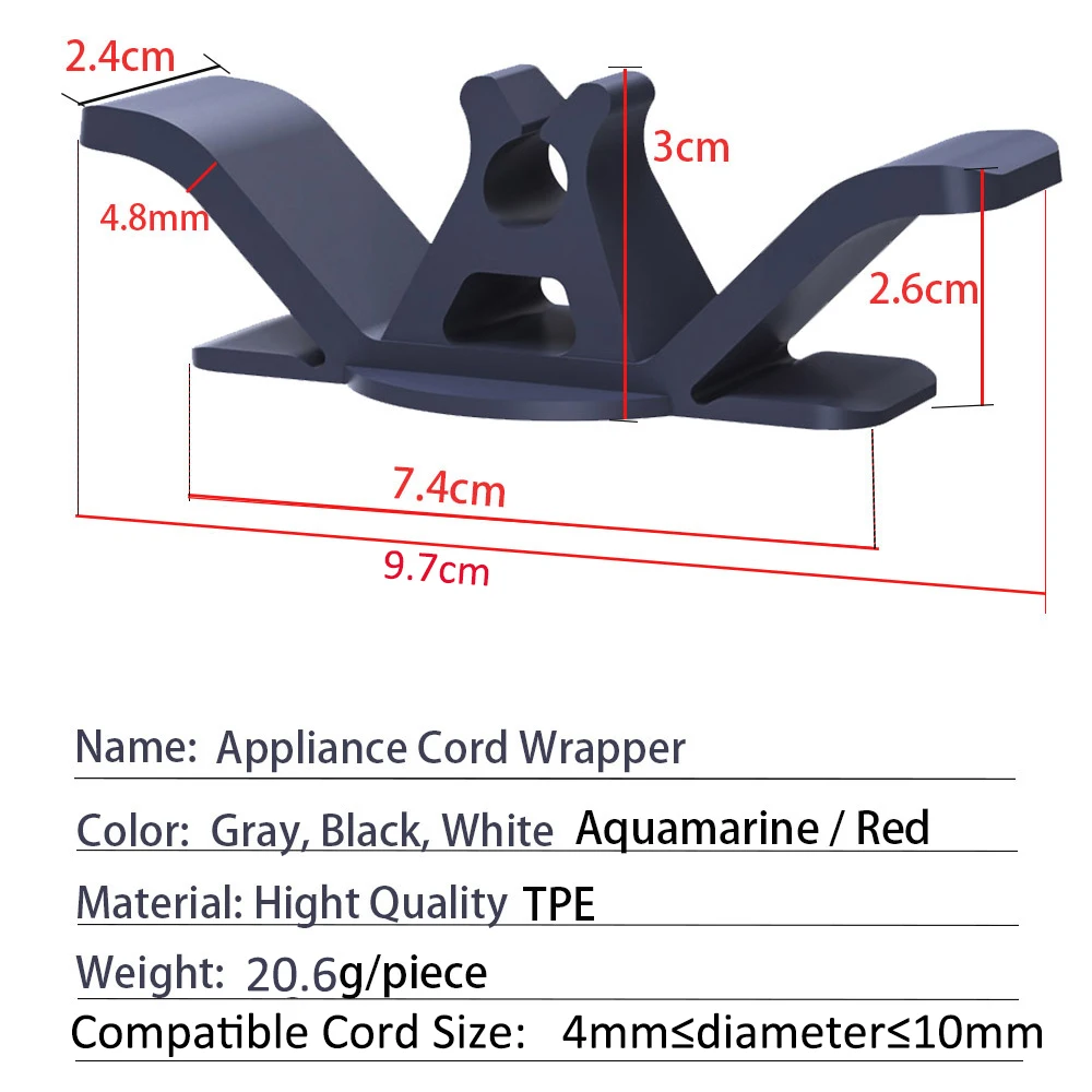 Новинка 2022 держатель для шнура органайзер кабеля хранения небольшой прибор намотки кухонной
