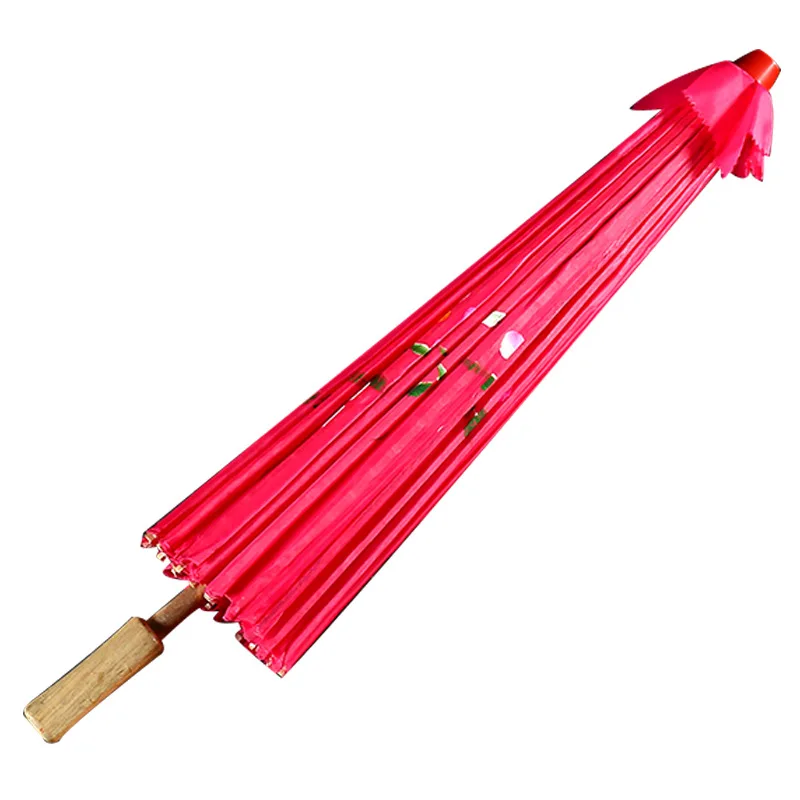 WeddingTraditional Handmade Parasol Folded Oil Paper Umbrellas With Photo Print Paper Parasol