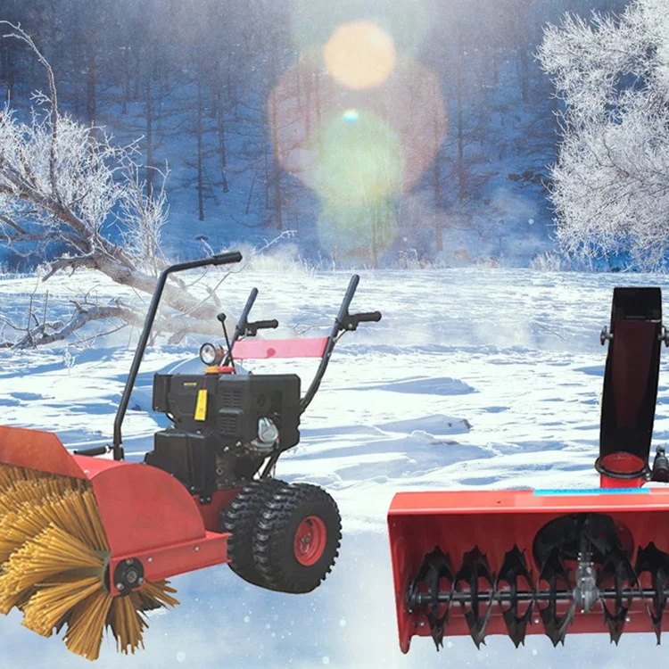  Большая площадь snowplow мини снегоочиститель бензиновая дорожная уборочная машина для