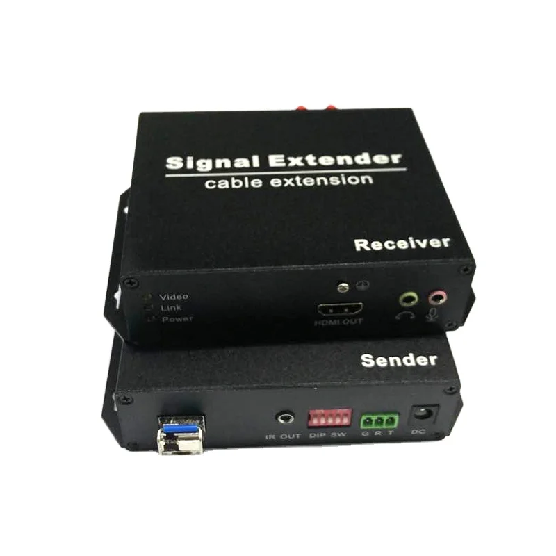 
 UVO-5HAS RS232 блок с пультом дистанционного управления HDMI передатчик, свободные руки, ресивер, набор с 4 USB2.0 концентратор с большим радиусом 20 км 4K HDMI удлинитель для головок по оптоволокну  