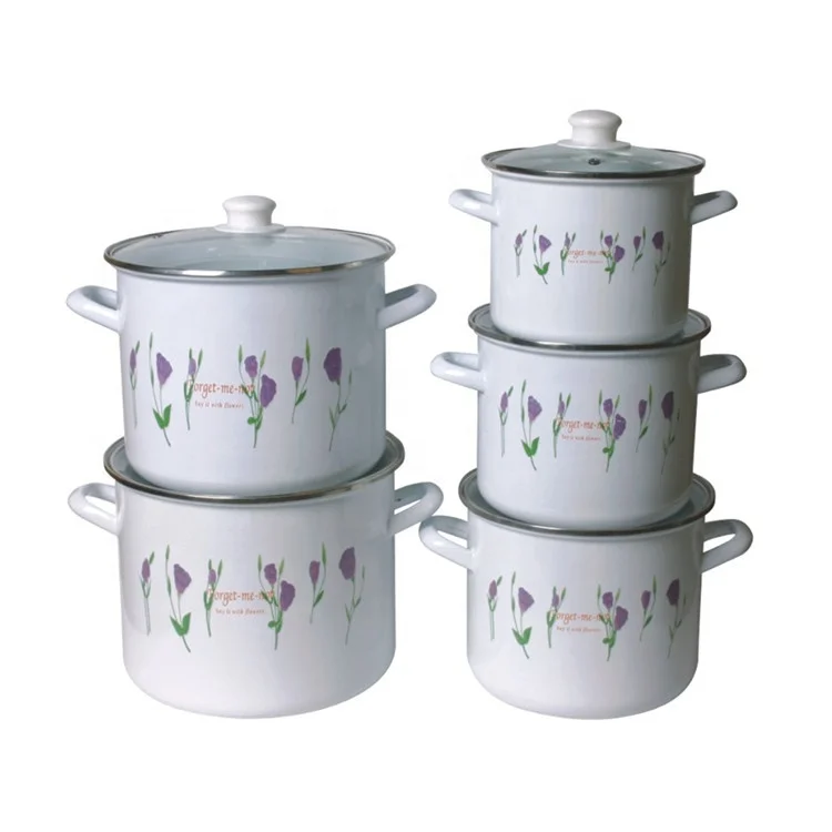 Hot Pots Sets Cast Iron Dutch Casserole Cookware Set