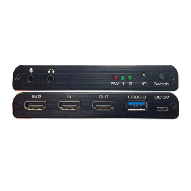 2x1 HDMI Switch to USB3.0 video capture support HDCP2.2v