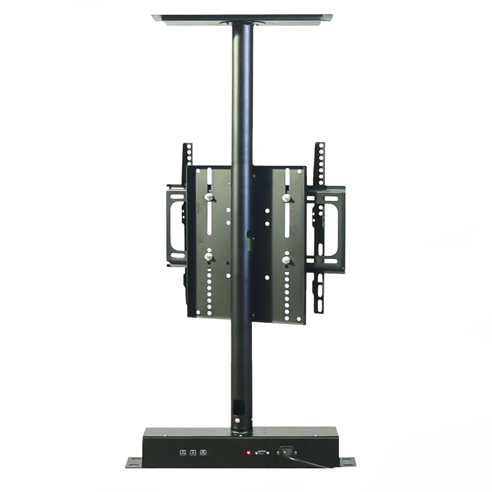 Kinbay Living room furniture 360 degree rotating tv unit design electric rotating tv stand cabinet